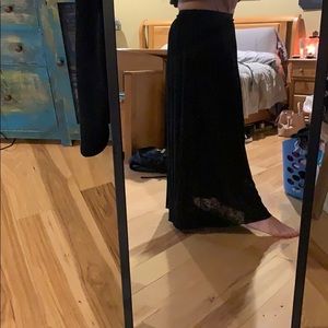 Long flowy black skirt from American Eagle